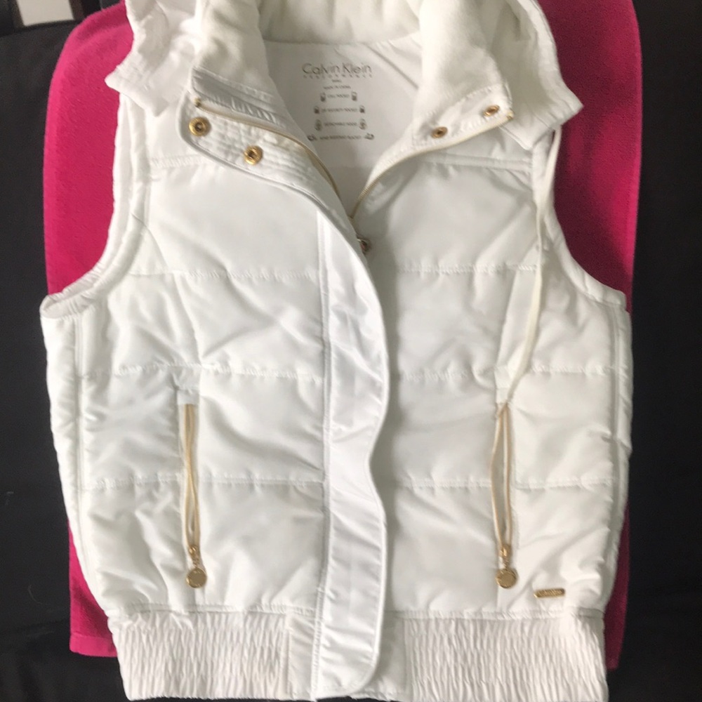 CALVIN KLEIN vest with detachable hood